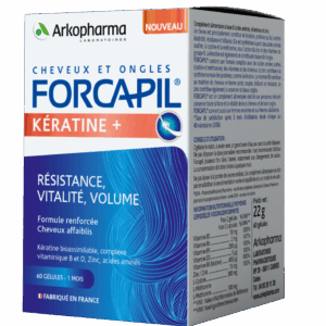 Forcapil Keratin+ Hajregeneráló és hajerősítő kapszula 60 db