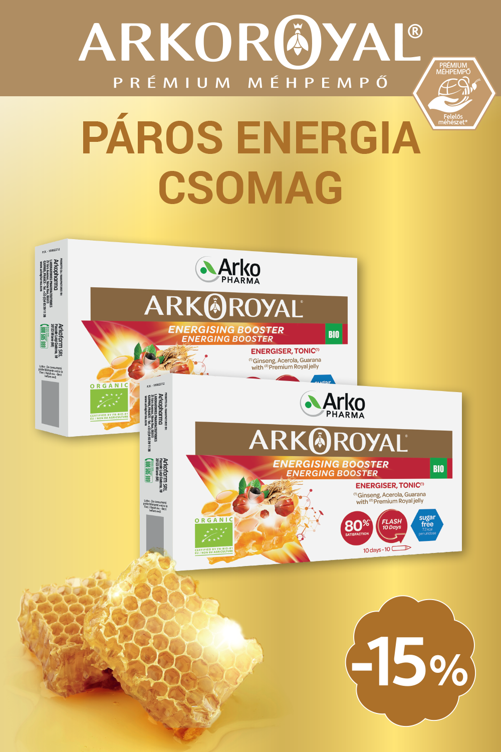 ARKOROYAL® PÁROS ENERGIA CSOMAG