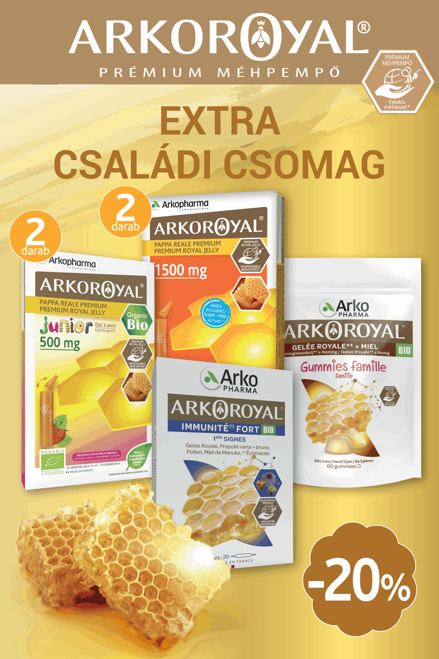 Arkoroyal extra családi csomag